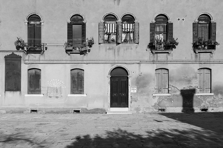 Fasáda domu, Campo San Bernardo (Murano)
